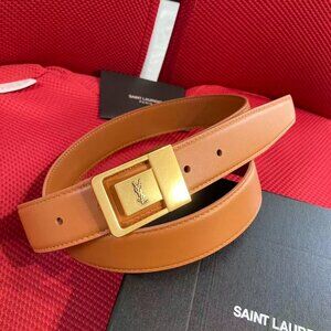 Brown YSL Womens Belt